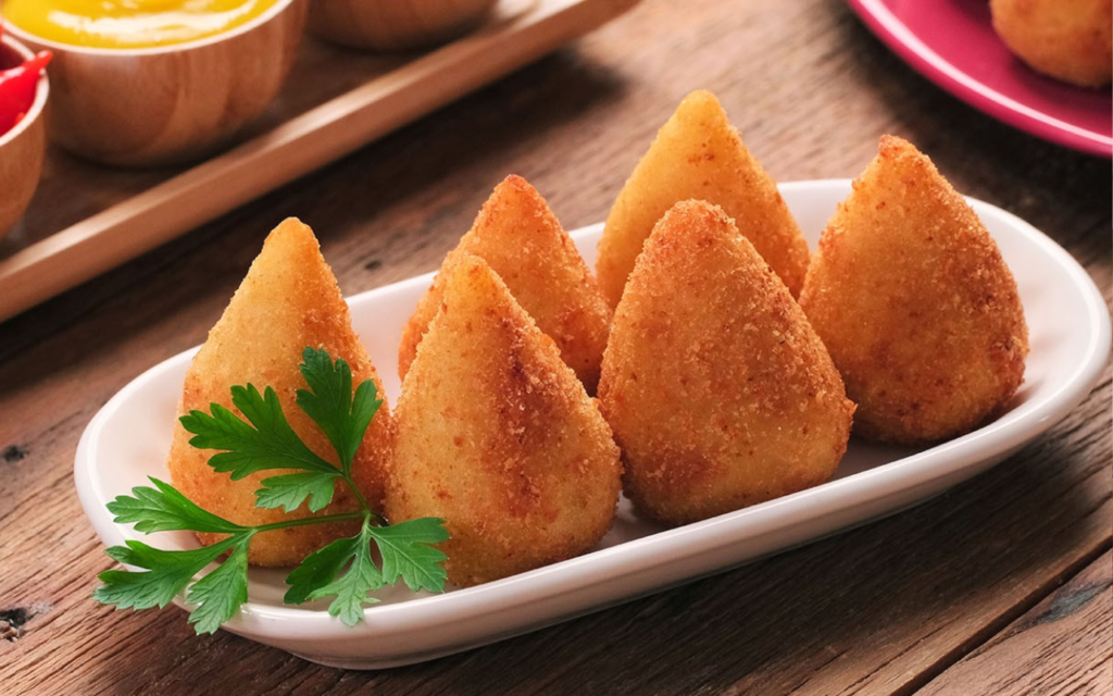 Coxinha Caseira: A Receita Tradicional Brasileira com Massa Crocante e Recheio Suculento Coxinha Caseira