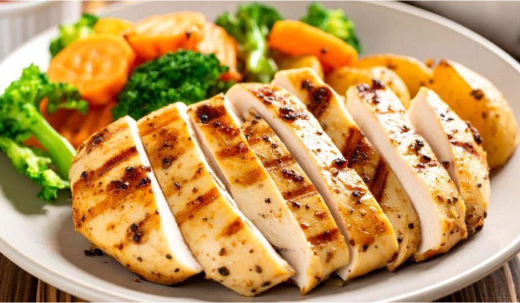 Frango Grelhado com Legumes: Receita Saudável, Rápida e Muito Saborosa Frango Grelhado com Legumes