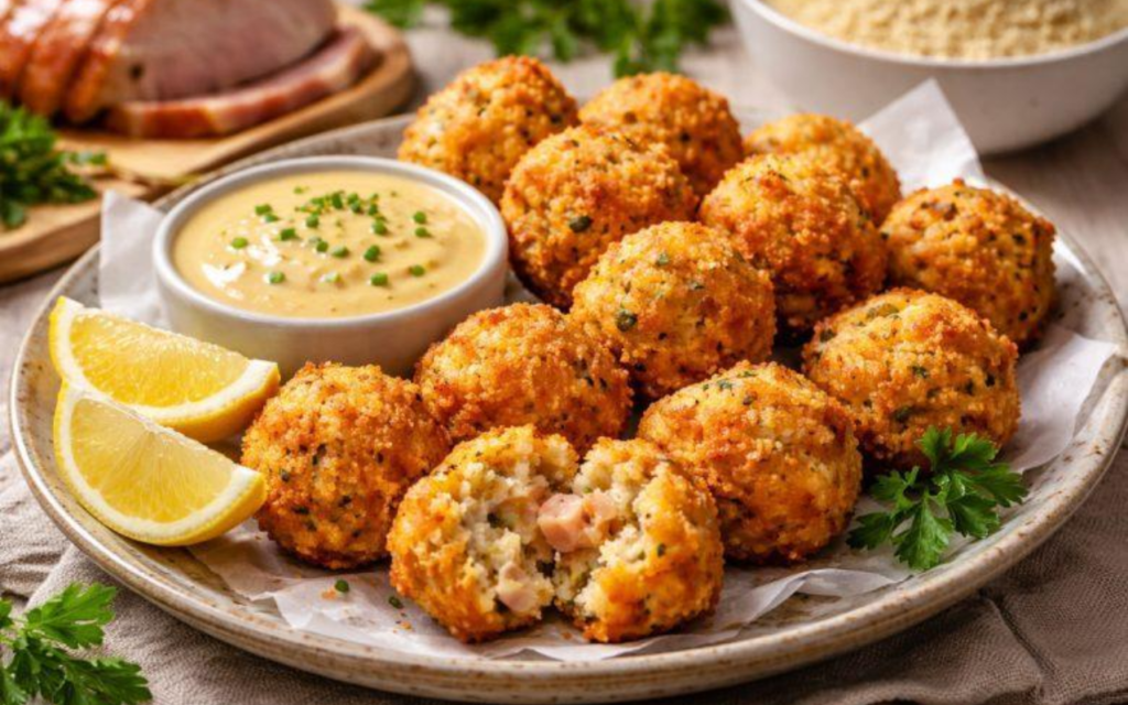 Bolinho de Arroz Recheado: Receita Crocante por Fora e Cremosa por Dentro Bolinho de Arroz Recheado