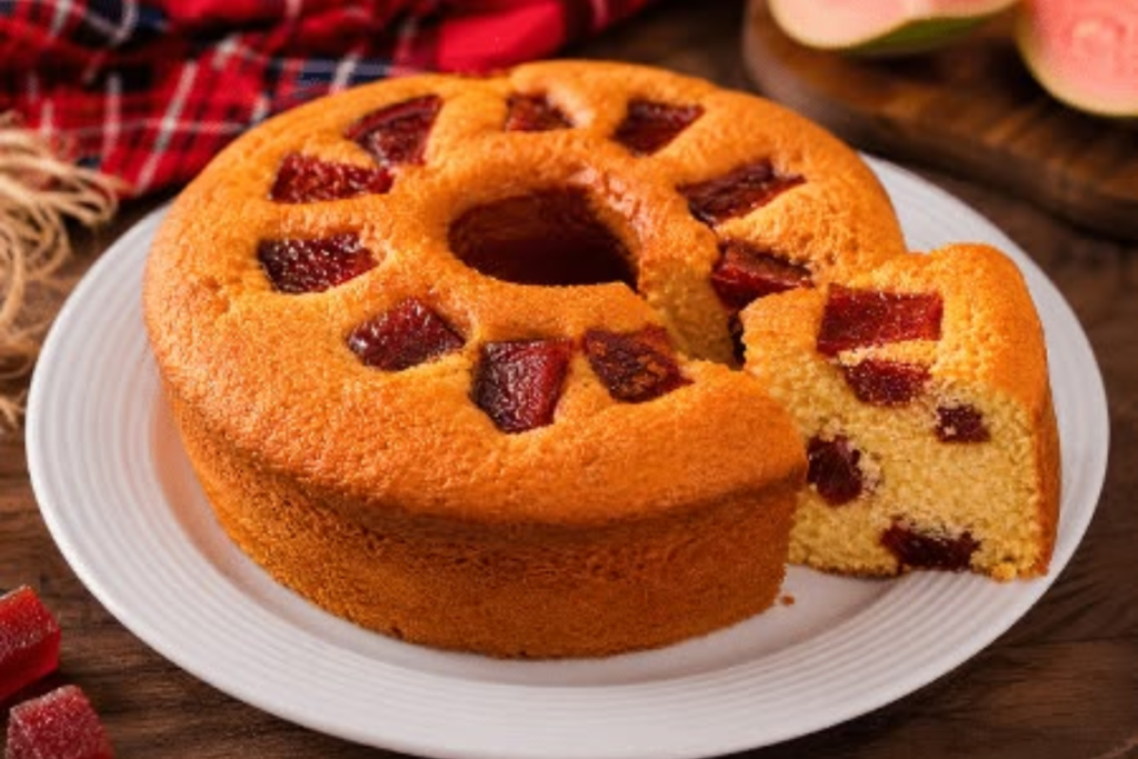 Bolo de Goiaba: Receita Fofinha, Fácil e Cheia de Sabor Bolo de Goiaba